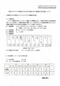 新型コロナウイルス感染症に対する区の取り組みについて